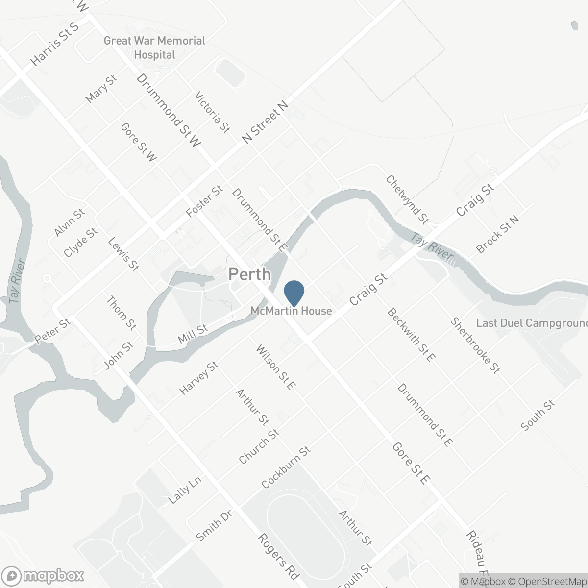 25 HARVEY STREET, Perth, Ontario K7H 1W5